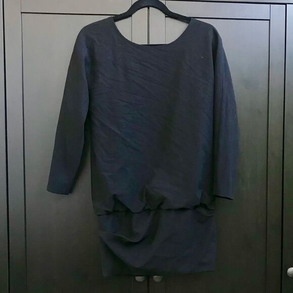 Dresses & Skirts - Jaiphr Black Crepe Long Sleeve Mini Dress Size P